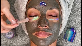 Energetic Crystal Facial Brightening Dark Under Eyes Deep Hydration Meditation Massage amp More [upl. by Henry488]