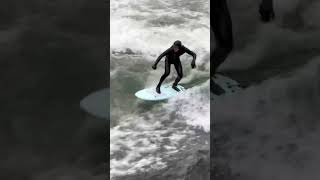 Eisbach Surfers Englischer Garten Munich [upl. by Nerte562]