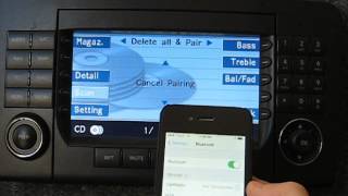 Pairing Phone with mCAR for Mercedes Benz [upl. by Milburn]