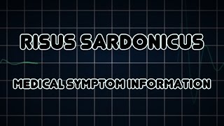 Risus sardonicus Medical Symptom [upl. by Mirabel]