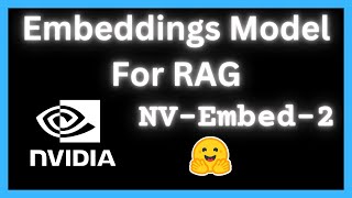 NV Embed 2 Best Embeddings Model For RAG Open Source [upl. by Alguire]