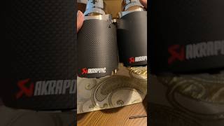 AKRAPOVIC EXHAUST TIP SOUND TEST  Honda Civic FC 15 Turbo Stock hondacivic akrapovic [upl. by Ally]