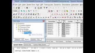 Dynamic Simulation in PSSE Version 31 [upl. by Rouvin560]