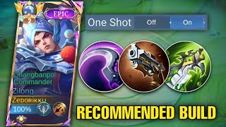 ONE SHOT BUILD ACTIVATED🔥  MLBB [upl. by Vashtee711]