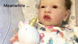 Reborn baby doll getting Piper ready for daycare [upl. by Selwyn]