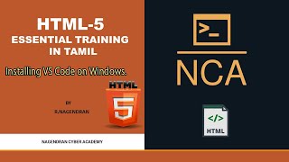 07  How to Install VS Code amp Write Your First HTML Program in Tamil [upl. by Leonelle614]