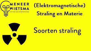 Natuurkunde uitleg Straling 3 Soorten straling [upl. by Lirrad210]