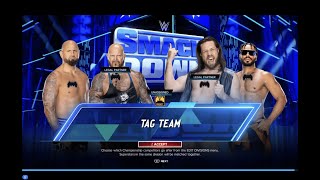 FULL MATCH KARL ADERSON amp LUKE GALLOWS VSCAMERON GRIMES amp ASHNTE quotTHEEquot ADONIS WWE SMACKDOWN LIVE [upl. by Ailema331]