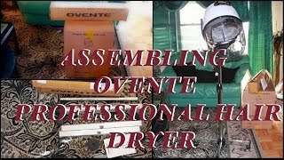 ASSEMBLING  Ovente Professional Hair Dryer wStand [upl. by Bock20]