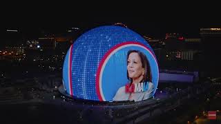 PRESIDENTIELLES USA 2024  Kamala sur le plus grand écran du monde  Numéro 1 en technologie [upl. by Ahsienod]