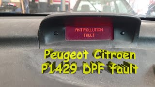 Peugeot Citroen Antipollution message  Easy Fix [upl. by Akeemahs]