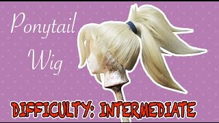 Ponytail Wig Tutorial Mercy Overwatch [upl. by Kalvin]