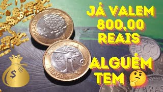 MOEDAS RARAS DE 1 REAL DOS MASCOTES OLÍMPICOS DO BRASIL [upl. by Lean450]