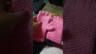 hand gloves with crochet crochet creative crocheting love winter teacher [upl. by Lati]