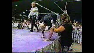 ECW Barbed Wire Hoodies amp Chokeslams  Sandman vs Cactus Jack  Barbwire Match 19950617 [upl. by Adaurd]