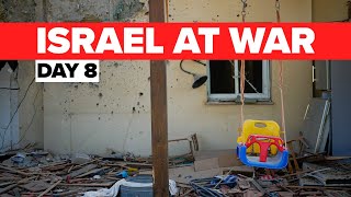 Day 8  Israel at War  Horrific Destruction within Israels Kibbutzim [upl. by Nallad168]