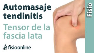 Tendinitis del músculo tensor de la fascia lata  Automasaje para su tratamiento [upl. by Eaj]