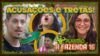 🐔AFazenda16 Tretas Sacha confronta Vanessa e Gizelly cutuca Flora descobre que não é confiável [upl. by Ysak]