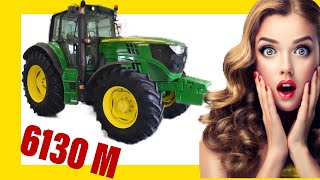 JOHN DEERE 6130 M 🚜 New Tractor 2021 🌽 [upl. by Ahsart]