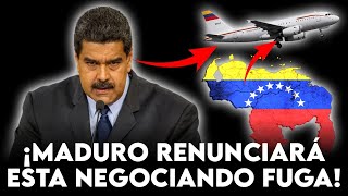 UltimoMinuto🔴Maduro renunciará y saldrá de Venezuela se filtra que está negociando asilo político [upl. by Columba]