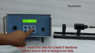 GCS inverse square law experiment  Nucleonix Systems [upl. by Erline]