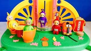 MUSICAL TALKING Tubbytronic Superdome with Teletubbies and PEPPA PIG Toys [upl. by Doi]