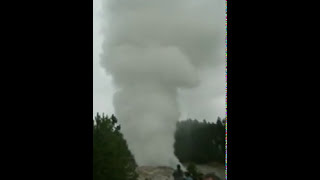 Rare Eruption Of Worlds Tallest Geyser [upl. by Genaro620]