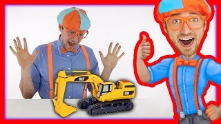 Learn the Parts of an Excavator with Blippi Toys [upl. by Anehsuc]