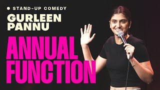 Annual Function  Gurleen Pannu  Stand up Comedy [upl. by Yrrad]