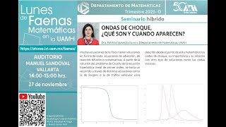 Dra Patricia Saavedra Barrera Departamento de Matemáticas UAMI [upl. by Dave988]