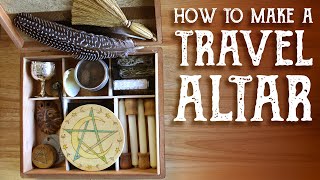 How to Make A Travel Altar  Magical Crafting Witchcraft Wicca Pagan [upl. by Trawets473]