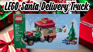 LEGO Build amp Review LEGO 40746 Santa’s Delivery Truck [upl. by Anaeda223]