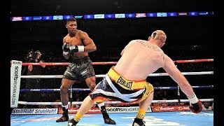 Anthony Joshua 1st Round Knockouts [upl. by Trakas]