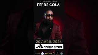 Ferre Gola annonce son concert live à lAdidas Aréna de Paris 9000 places pour ce 20 avril 2024 [upl. by Michaeu893]