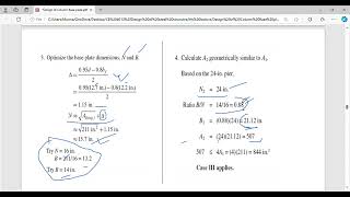 Design of Column Base plate example 2 [upl. by Aivuy]