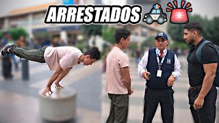 LA POLICÍA NOS ARRESTA POR HACER CALISTENIA  Gente reacciona a Calistenia [upl. by Hareenum]