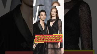 No wonder Sophie Turner would rather give up her assets to divorce Joe Jonascelebrity foryou usa [upl. by Fagin]