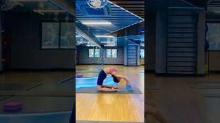 Advanced backbend yoga practice shorts trending backbendyoga yogagirl viraltoday [upl. by Arykahs]