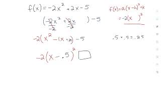 28  More Converting between Vertex and Standard Form [upl. by Tibbitts]