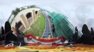 KatapultAchterbahn quotKarachoquot Erlebnispark Tripsdrill 360° Virtual Reality [upl. by Nyladnohr757]