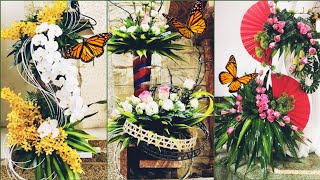 Most Beautiful Ikebana Japanese Floral Decoration ideas 2023💐🏡 [upl. by Atiuqel]