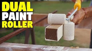 RollAll  Dual Paint Roller  Best Edge Painting Tool [upl. by Nannette]