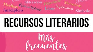 🌹RECURSOS LITERARIOS  FIGURAS RETÓRICAS ✍️ explicados mediante ejemplos [upl. by Freida178]