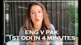 EngvPak 1st ODI Review  4 min analysis  Roha Nadeem [upl. by Sher]