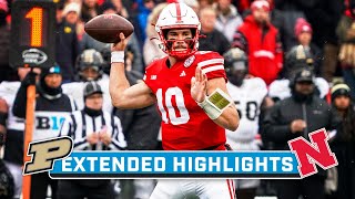 Purdue at Nebraska  Extended Highlights  Big Ten Football  Oct 28 2023 [upl. by Mccomb]