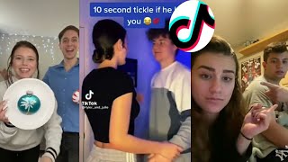 Tickle your boyfriend for 10 second to see his reaction  😜 Tiktok couple prankd [upl. by Ulric734]