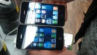 iPhone 4 vs KiPhone 4  UNBOXING  TEST [upl. by Carmina]