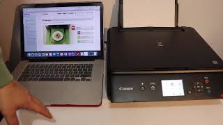 Canon PIXMA TS5000 SetUp Mac OS WiFi Wireless SetUp Review [upl. by Baoj]