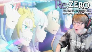 THE BEST REZERO OPENING  ReZero Season 3 Opening Reaction Reaction amp Breakdown [upl. by Erica788]