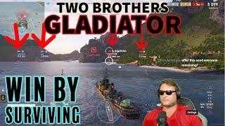 NEW Game Mode GLADIATOR  Last Man Standing  WOWSL [upl. by Fenton]